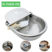 Load image into Gallery viewer, Pet Stainless Steel Water Float Bowl
