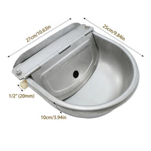 Load image into Gallery viewer, Pet Stainless Steel Water Float Bowl
